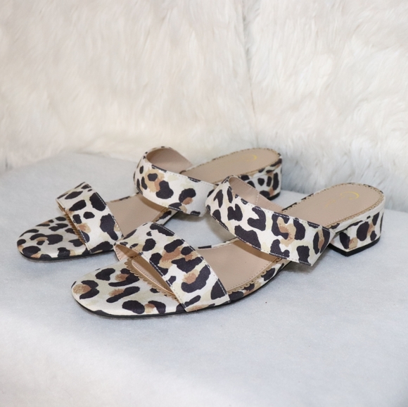 #8  Comfort Leopard Print Slide Sandals 10 Wide - Picture 8 of 8
